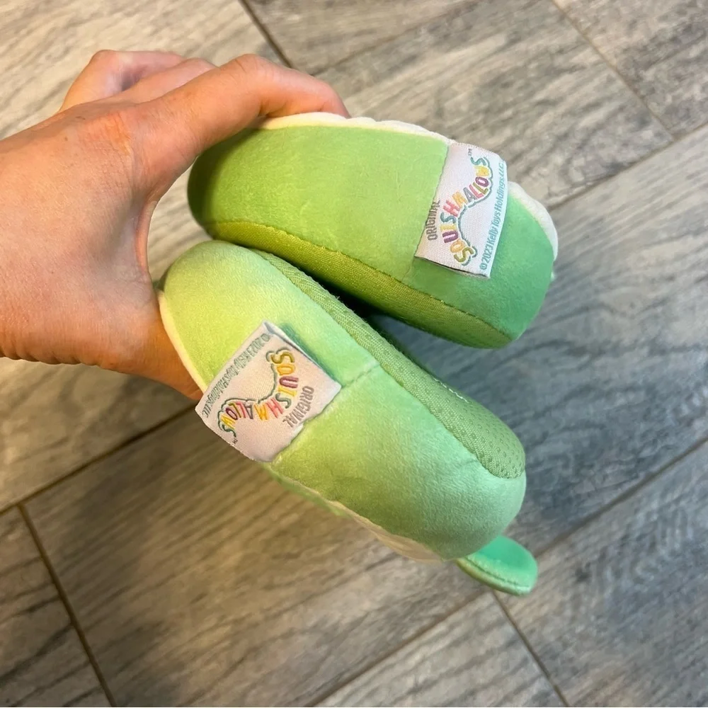 Squishmallow Size 13-1 Unisex Green Cactus Slippers